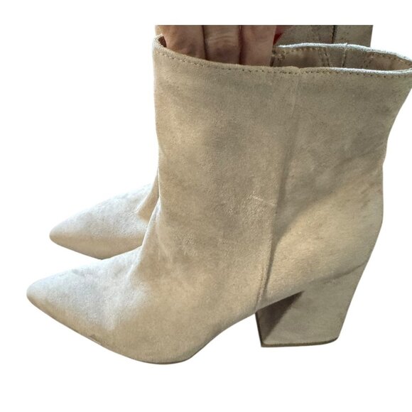 A New Day Tan Block Heeled‎ Boots Size 11 - Picture 5 of 9